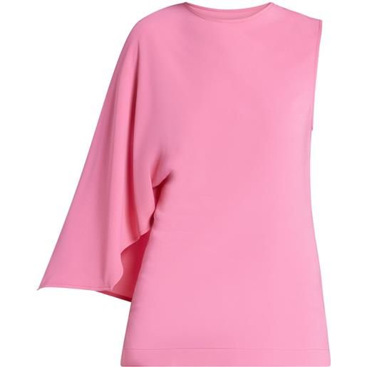 Stella McCartney top monospalla - rosa