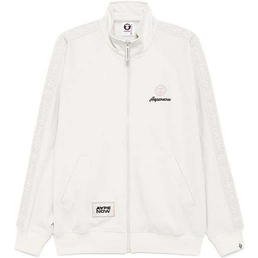 AAPE BY *A BATHING APE® giacca sportiva apenow con logo - grigio