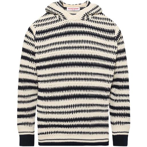 Orlebar Brown maglione a righe - toni neutri