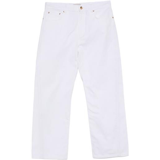 Alberta Ferretti jeans in cotone - bianco