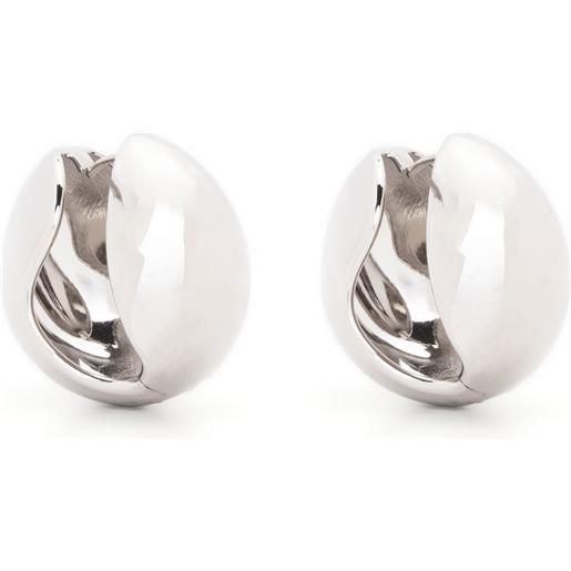 Coperni orecchini a cerchio chunky - argento