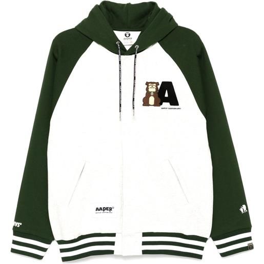 AAPE BY *A BATHING APE® giacca con cappuccio - grigio