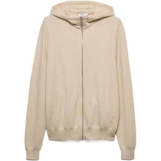 Prada cashmere hoodie cardigan - toni neutri