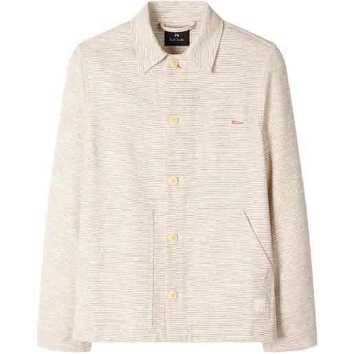 PS Paul Smith giacca con applicazione - toni neutri