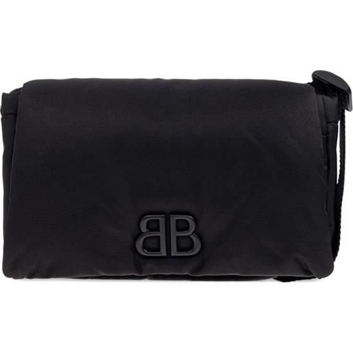 Balenciaga borsa a spalla con logo - nero