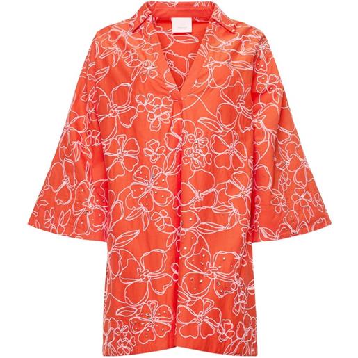 Cinq A Sept arcia kaftan dress - arancione