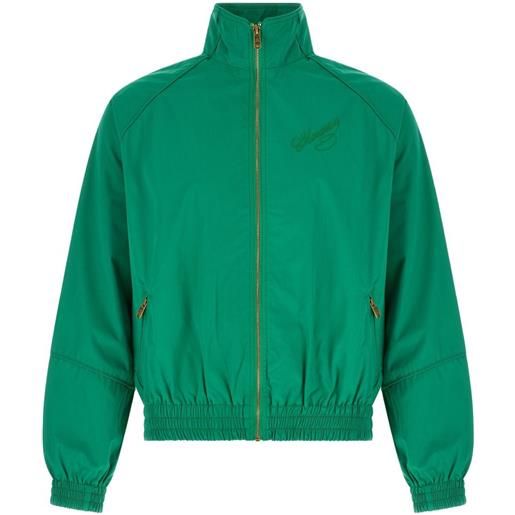 Willy Chavarria giacca a vento con maniche raglan - verde
