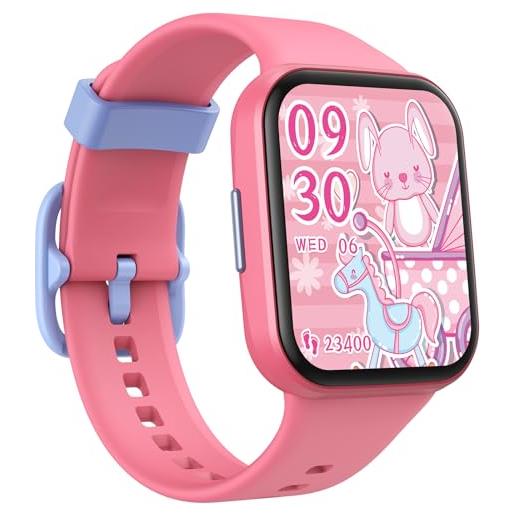 GPS Smartwatch Per Bambini Con Telefono E SOS – IP68 Impermeabile – Orologio Multifunzione Con Giochi E Sveglia – Regalo Per Ragazzo E Ragazza