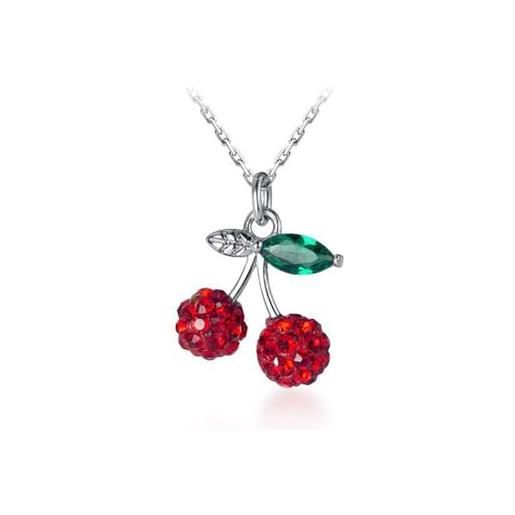 Collana ciondolo ananas dorato argento - Gioielli