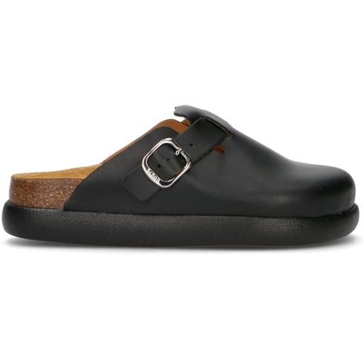 SCHOLL sabot donna nero in pelle