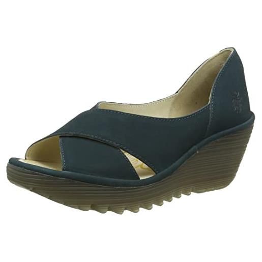 Fly London sandalo da donna yoma307fly, foglia di t, 36 eu
