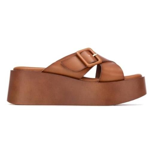 Refresh 175283 Scarpe Donna Sandali con Tacco Basso Nero