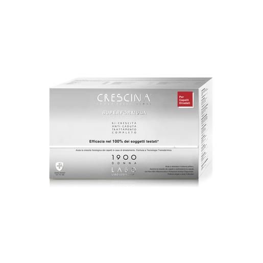Crescina - superformula isole follicolari 1900 donna trattamento completo 20+20 fiale