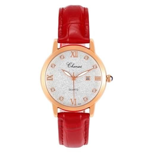 Orologio da uomo classico, quadrato rettangolare, cinturino in pelle marrone, numeri romani, lusso, elegante, casual, business, professionale, da polso per gentiluomo - Italia