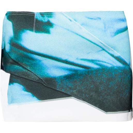 16Arlington minigonna con stampa - blu