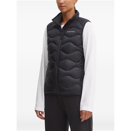 Peak Performance gilet trapuntato helium con zip - nero