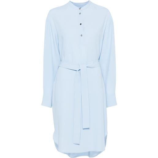 BOSS abito corto con cintura - blu
