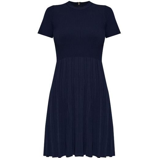 Michael Michael Kors abito corto a coste - blu