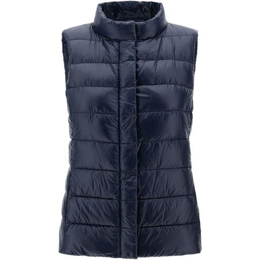 Herno gilet trapuntato smanicato - blu