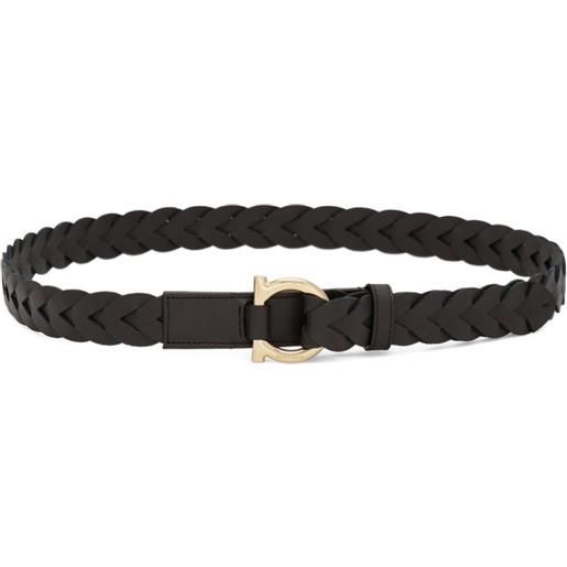 Cintura Donna In Pelle Intrecciata Con Fibbia Dorata – Lunghezza 110 Cm, Larghezza 2,3 Cm – Per Jeans E Abiti - 5