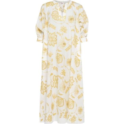 ERES abito con stampa a fiori - bianco