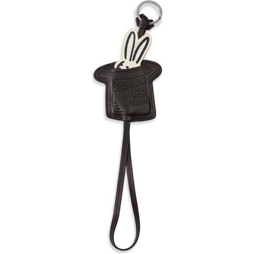 Paul Smith portachiavi con stampa - marrone