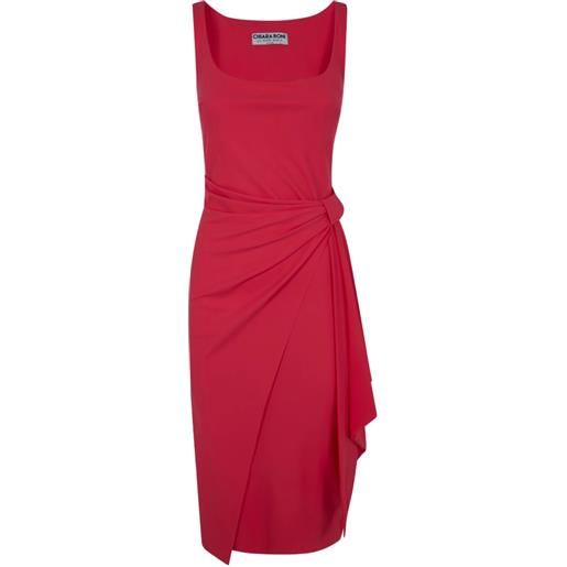CHIARA BONI La Petite Robe abito drappeggiato - rosso