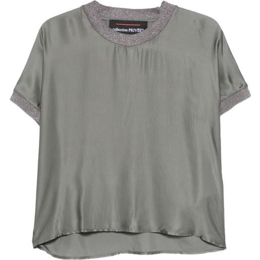 COLLECTION PRIVEE? blusa girocollo - grigio