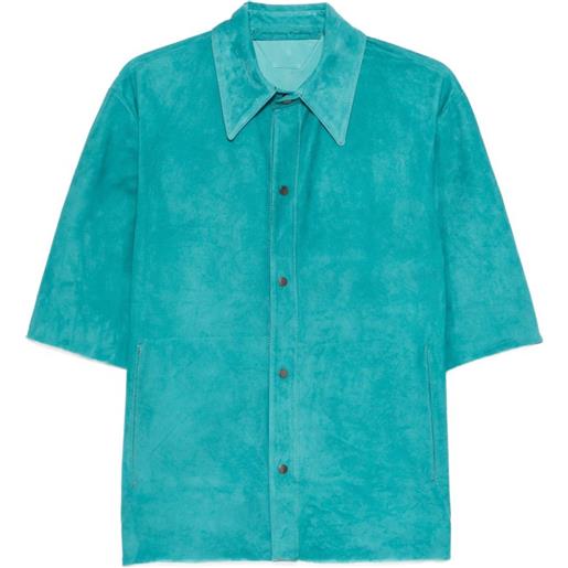 Salvatore Santoro giacca-camicia a maniche corte - blu