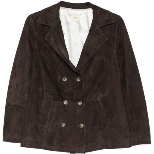 mara bini blazer doppiopetto - marrone