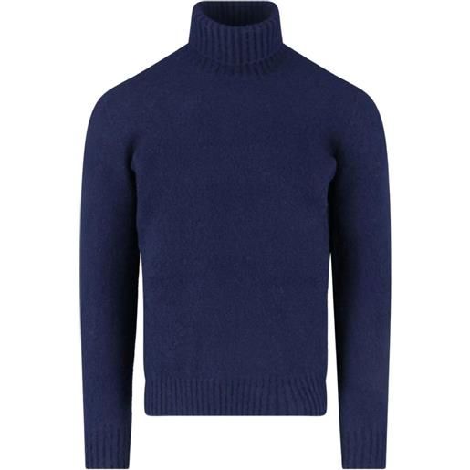 Drumohr maglione a collo alto - blu
