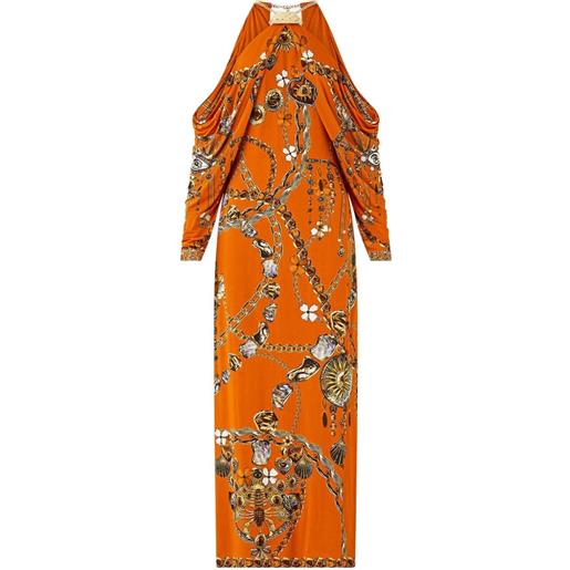 Camilla abito lungo talismans of turkiye - arancione