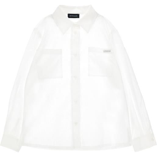 Monnalisa camicia cotone taschino