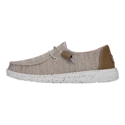 Hey Dude Wendy Mocassino Donna Floreale - Cotone E Memory Foam - Suola Gomma - 3