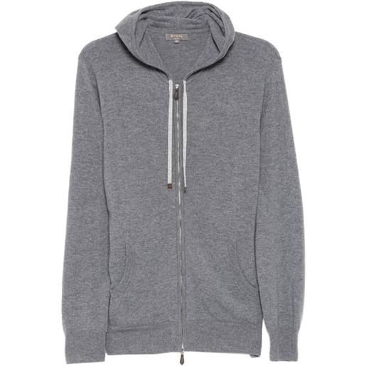 N.Peal felpa con cappuccio - grigio