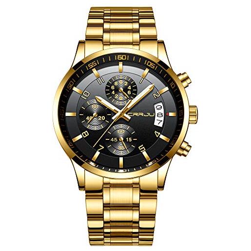 Orologio S.Oliver SO-3479-MQ Uomo – Quarzo Analogico, Cassa Acciaio INOX Oro Rosa, Cinturino In Pelle, Vetro Minerale, Datario - 4