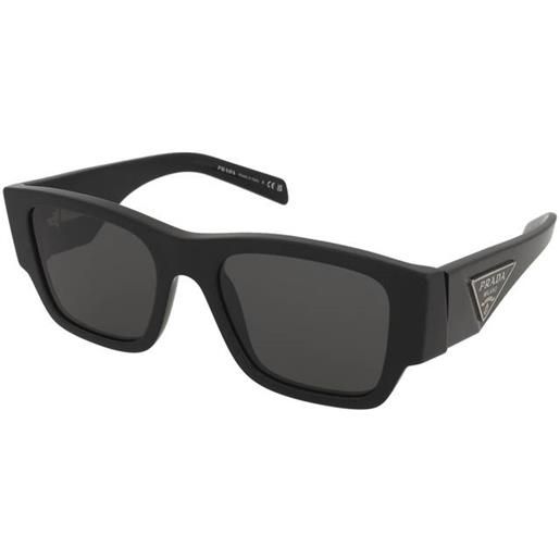 Prada pr 10zs 1ab5s0 | occhiali da sole graduati o non graduati | prova online | plastica | quadrati | nero | adrialenti