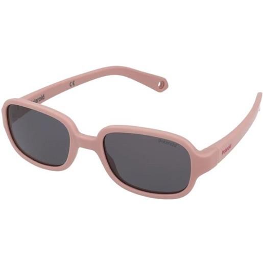 Polaroid pld kids k003/s 35j/m9 | occhiali per bambini | prova online | unisex | plastica | rettangolari | rosa | adrialenti