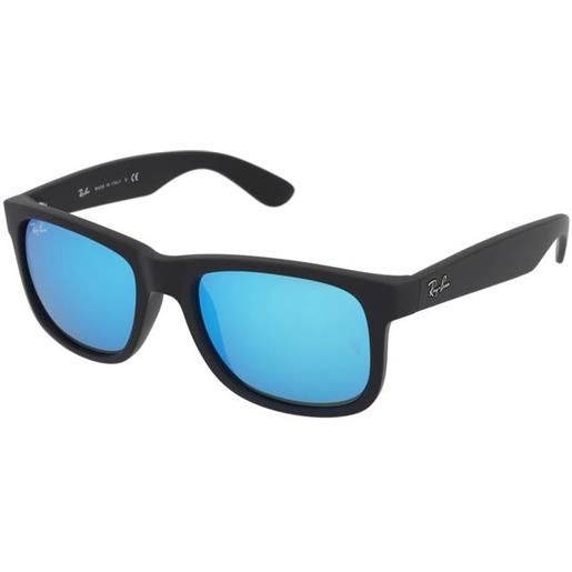 Ray-Ban justin rb4165 - 622/55 | occhiali da sole graduati o non graduati | prova online | plastica | quadrati | nero | adrialenti