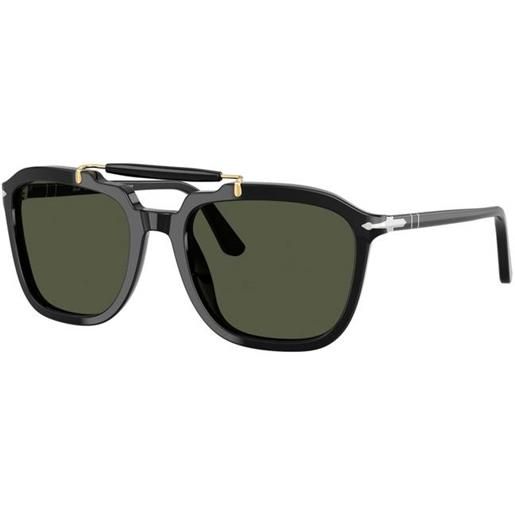 Persol po0203s 95/31 | occhiali da sole graduati o non graduati | prova online | unisex | plastica | quadrati | nero | adrialenti