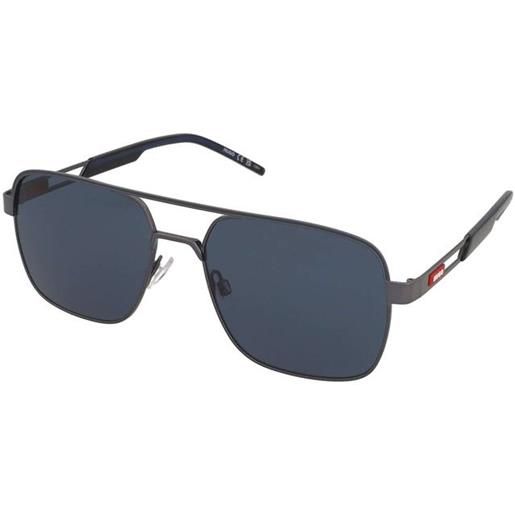 Occhiali Da Sole Uomo Hugo Boss BOSS 1699/S – Lenti Grigie, Montatura KB7, Misura 56/18/150