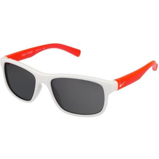 Nike champ ev0815 106 | occhiali per bambini | prova online | unisex | plastica | rettangolari | bianco | adrialenti
