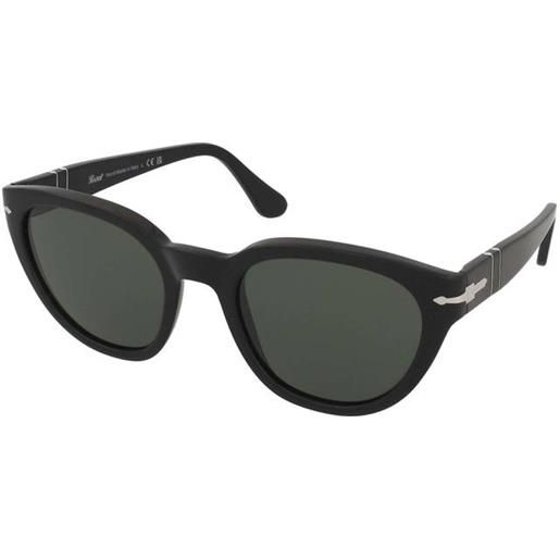 Persol po3379s 95/31 | occhiali da sole graduati o non graduati | prova online | plastica | quadrati | nero, argento | adrialenti