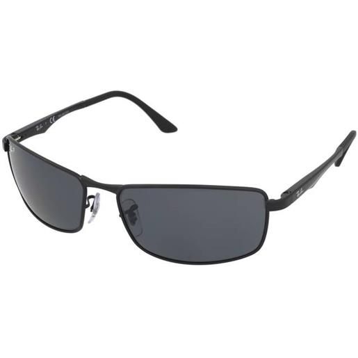Ray-Ban rb3498 006/81 | occhiali da sole graduati o non graduati | prova online | metallo | rettangolari | nero | adrialenti
