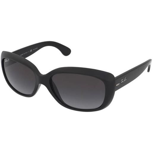 Ray-Ban jackie ohh rb4101 601/t3 | occhiali da sole graduati o non graduati | prova online | plastica | rettangolari | nero | adrialenti