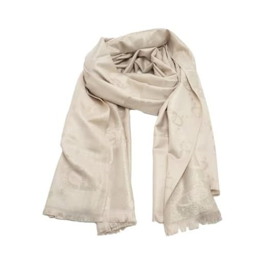 Liu Jo sciarpa Liu Jo donna stola full lurex almond peach cs25lj10 2a5011 t0300 beige