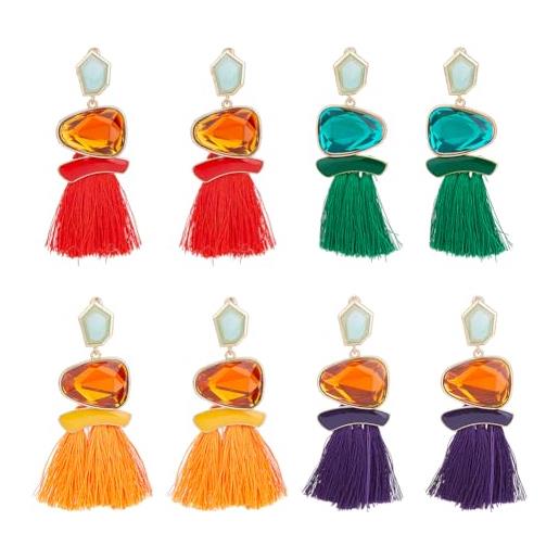 Set da 2 pezzi: orecchini a pendente semplici ed eleganti con