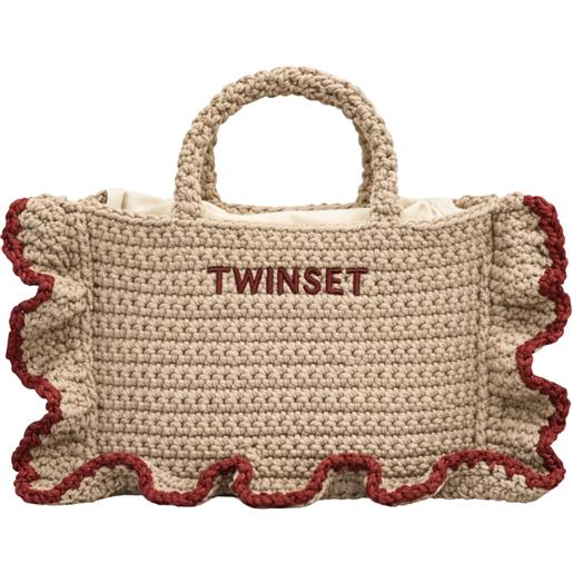 TWINSET la. Corolle minibag con tracolla
