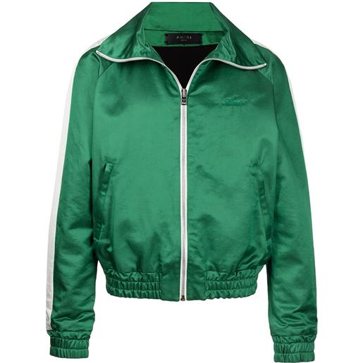 AMIRI giacca spotiva con zip - verde