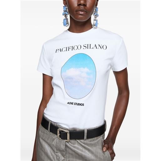 Acne Studios t-shirt con logo - blu